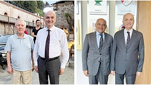 ÖZLÜ TFF BAŞKANI BÜYÜKEKŞİ VE AZİZ YILDIRIM'LA GÖRÜŞTÜ