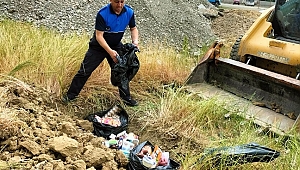 ZABITA TARİHİ GEÇMİŞ ÜRÜNLERİ GÖMDÜ