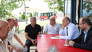 BAŞKAN ÖZLÜ MAHALLERİ DOLAŞIYOR