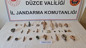 KONURALP'TE TARİHİ ESER OPERASYONU