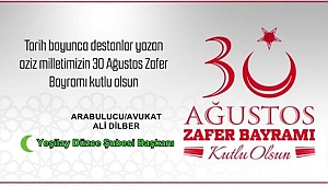 ALİ DİLBER ZAFER BAYRAMI İLANI