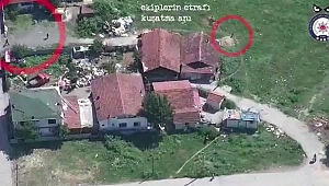 POLİSTEN DRONLU OPERASYON