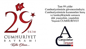 CANPOLATLAR İNŞAAT'TAN CUMHURİYET BAYRAMI KUTLAMASI