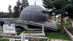 HAFIZ HASAN TÜRBESİ YIKILDI