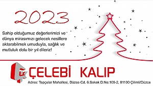 ÇELEBİ KALIP YENİ YILINIZI KUTLUYOR