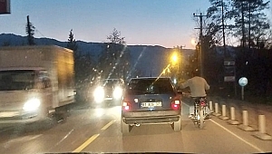 DÜZCE TRAFİĞİNDEN BİR MANZARA!