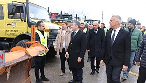 DÜZCE ÖZEL İDARE EKİPLERİ KIŞA HAZIR