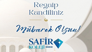 SAFİR KOLEJİ REGAİP KANDİLİNİ KUTLADI
