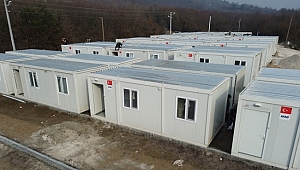 DÜZCE’DEN DEPREM BÖLGESİNE 500 KONTEYNER EV GÖNDERİLECEK