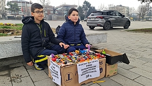 OYUNCAKLARINI SATIP, PARASINI DEPREMZEDELERE GÖNDERECEKLER
