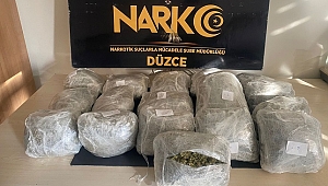 10 KİLO ESRAR YAKALANDI