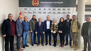 AK PARTİ ADAY ADAYI ÇAKIR'DAN GAZETECİLER CEMİYETİ'NE ZİYARET