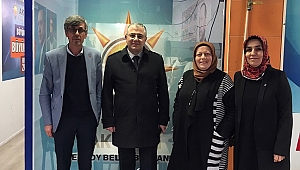 AK PARTİ ADAY ADAYI KUŞÇUOĞLU TEŞKİLAT TURUNDA