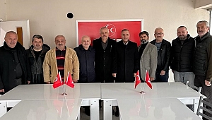 MHP ADAY ADAYI HALİL UZUN TEŞKİLAT ZİYARETLERİNİ TAMAMLADI