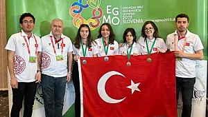MATEMATİK OLİMPİYATI'NDA GÜMÜŞ MADALYA KAZANDILAR