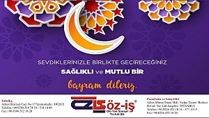 ÖZ-İŞ RAMAZAN BAYRAMINIZI KUTLAR
