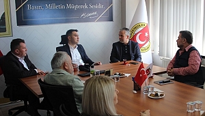 BAŞSAVCI EMRE'DEN GAZETECİLER CEMİYETİ'NE ZİYARET