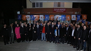 HAKAN KUŞÇUOĞLU'NA BABA OCAĞINDA SICAK KARŞILAMA