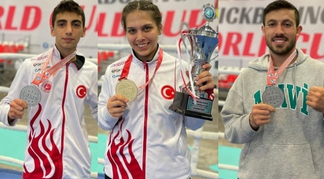 KİCK BOKS DÜNYA KUPASINDA 3 MADALYA