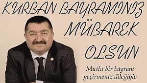 ALİ DİLBER KURBAN BAYRAMINIZI KUTLAR
