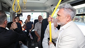 BAŞKAN VEKİLİ AYDIN HALK OTOBÜSÜNDE EMPATİ YAPTI!