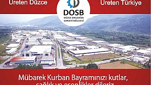 DOSB KURBAN BAYRAMINIZI KUTLAR