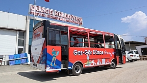 DÜZCE'YE GELECEK TURİSTLER BU ARAÇLA DOLAŞACAK