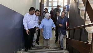 AZMİ MİLLİ OKULU'NDAKİ TADİLAT HIZLANDI