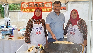 GÖZLEMEYİ İYİ PİŞİRDİ, KADINLARDAN 'AFERİN' ALDI