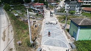 KONURALP'TEKİ YOL ÇALIŞMASI DURDU