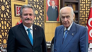 MUSTAFA KOLOĞLU BAHÇELİ'Yİ ZİYARET ETTİ