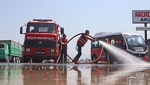 SANAYİ SİTESİNDE ÇAMUR TEMİZLİĞİ