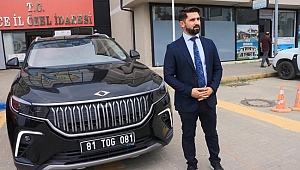 YERLİ OTOMOBİLLE HAVA ATTI!