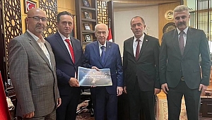 BAHÇELİ'DEN DÜZCE HEYETİNE SICAK KARŞILAMA