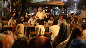 BAŞKAN ÖZLÜ MAHALLE ZİYARETLERİ ARA VERMEDEN DEVAM EDİYOR
