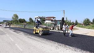 BELEDİYE ASFALT VE KALDIRIM YAPIMINA HIZ VERDİ