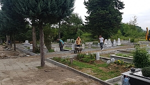 BELEDİYEDEN MEZARLIKLARDA ESTETİK OPERASYON
