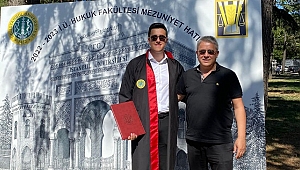 İSTANBUL HUKUK FAKÜLTESİ'NDEN BAŞARIYLA MEZUN OLDU