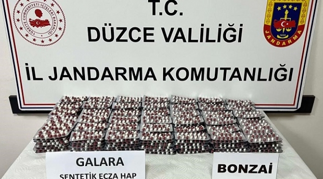  4 BİN 102 ADET UYUŞTURUCU HAP EYE GEÇİRİLDİ