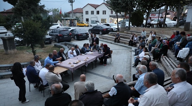 BAŞKAN ÖZLÜ KONURALP SAKİNLERİYLE BULUŞTU