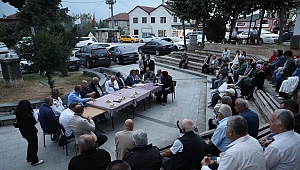 BAŞKAN ÖZLÜ KONURALP SAKİNLERİYLE BULUŞTU
