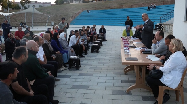ÖZLÜ'YE MAHALLE ZİYARETLERİNDE DESTEK VAR