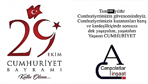 CANPOLAT TİCARET'TEN CUMHURİYET BAYRAMI KUTLAMASI
