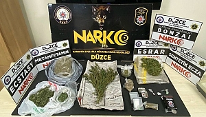 DÜZCE'DE UYUŞTURUCU TACİRLERİNE DARBE ÜZERİNE DARBE
