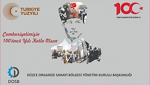 DÜZCE OSB'DEN 29 EKİM KUTLAMASI