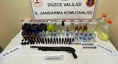DÜZCE'DE SAHTE İÇKİ OPERASYONU