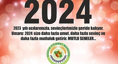 TİCARET BORSASI'DAN YENİ YIL KUTLAMASI