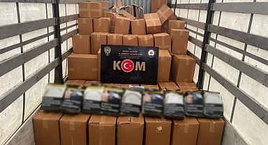 96 KOLİ KAÇAK TÜTÜN ELE GEÇİRİLDİ
