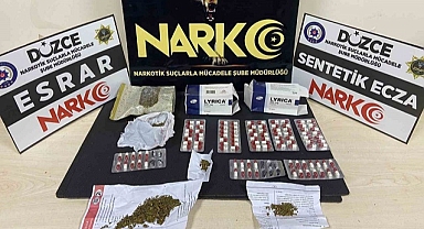 DÜZCE'DE BİR TORBACI DAHA YAKALANDI