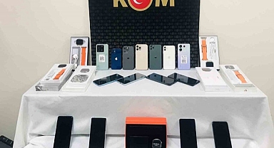 DÜZCE'DE KAÇAK CEP TELEFONU OPERASYONU
